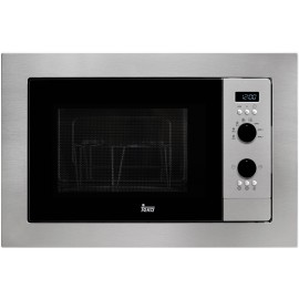 Microintegrable - Teka MS 620 BIS, 20L, 700W, Grill, Negro, Acero inoxidable, Grill 1.000 W, Cristal Touch control  y display TF