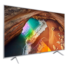 TV QLED 55"- Samsung 55Q64R, 4K UHD, IA 4K, HDR, Quantum dot, Smart TV, Diseño Metálico