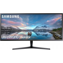 Samsung LS34J550WQU, Monitor, 3440 x 1440 Pixeles, 4K Ultra HD, LED, 4 ms, HDMI, 34.1", Negro